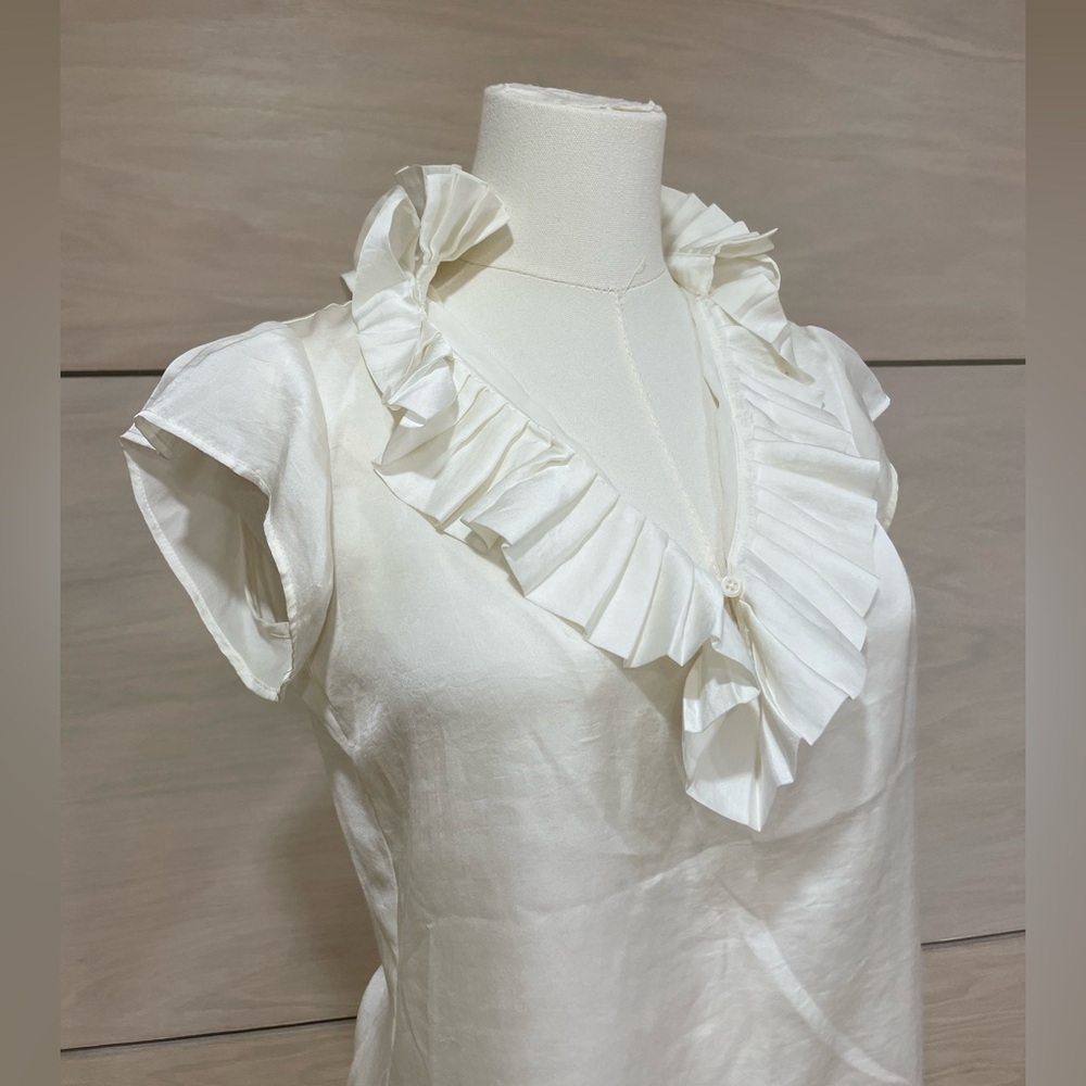 Club Monaco Ruffled Blouse - Picture 3 of 5